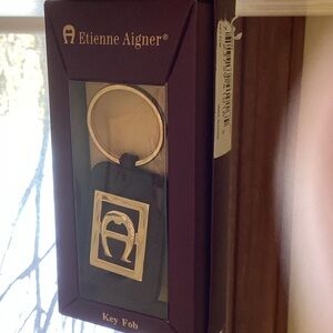 Etienne Aigner Gold and Burgundy Brand New in Box